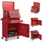2 in 1 Tool Chest & Cabinet with 5 Sliding Drawers Rolling Garage Organizer